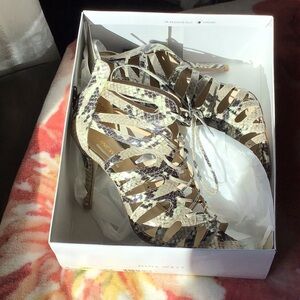 Nine West strappy heels